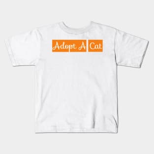 Adopt A Cat Kids T-Shirt